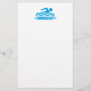 Funny Swimming Briefpapier