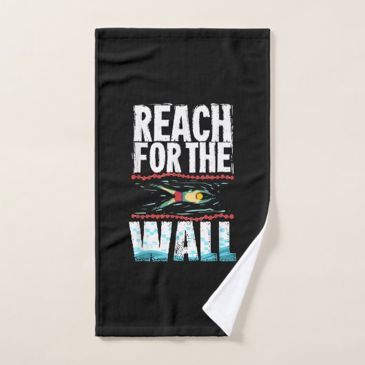 Funny Swimming Gift a Swimming Athlete Design Handdoek (Handdoek)