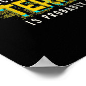 Funny Swimming Gift for Swimmer Poster (Hoek)