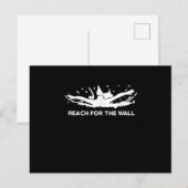 Funny Swimming Gift Swimmer Sport Swim Team Uitnodiging Briefkaart (Voorkant / Achterkant)