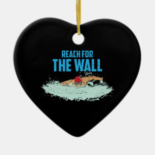 Funny Swimming Quote Swimmer Gift Keramisch Ornament