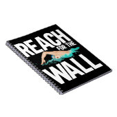 Funny Swimming Team Swimmer Quottes Notitieboek (Rechterzijde)