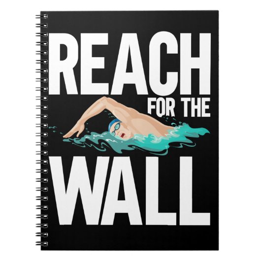 Funny Swimming Team Swimmer Quottes Notitieboek (Voorkant)