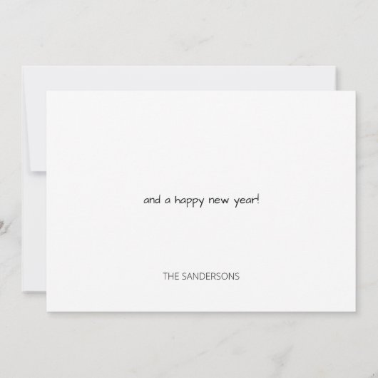 Funny Szwaardvis kerstKaart (Achterkant)