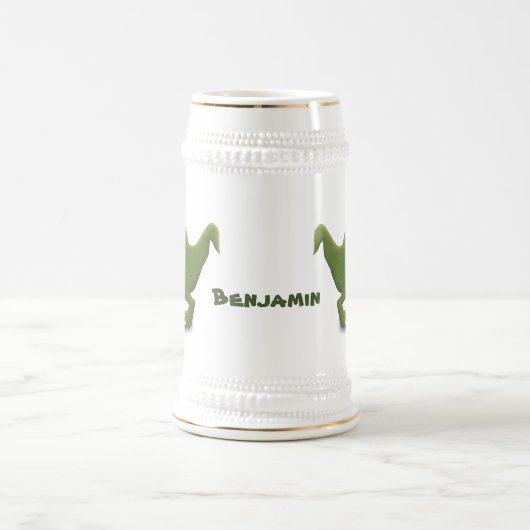 Funny T rex dinosaur cartoon humor Bierpul (Center)