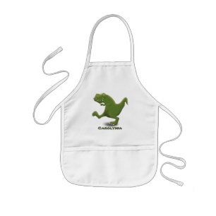 Funny T rex dinosaur cartoon humor Kinder Schort
