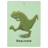 Funny T rex dinosaur cartoon humor Klembord (Achterkant)