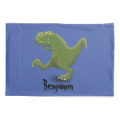 Funny T rex dinosaur cartoon humor Kussensloop (Achterkant)
