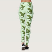 Funny T rex dinosaur cartoon humor Leggings (Achterkant)