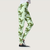Funny T rex dinosaur cartoon humor Leggings (Rechts)
