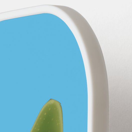 Funny T rex dinosaur cartoon humor Pickleball Paddle (Links Detail)