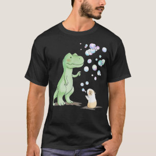 Funny T Rex Dinosaur en Guinee Pig T-shirt