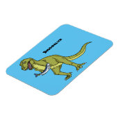 Funny T rex dinosaur illustratie Magneet (Linkerzijde)
