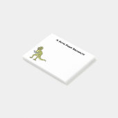 Funny T rex dinosaur illustratie Post-it® Notes (Schuin)