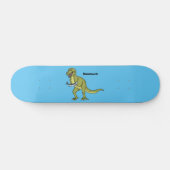 Funny T rex dinosaur illustratie Skateboard (Horizontaal)