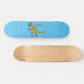 Funny T rex dinosaur illustratie Skateboard (Horizontaal)