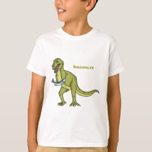 Funny T rex dinosaur illustratie T-shirt