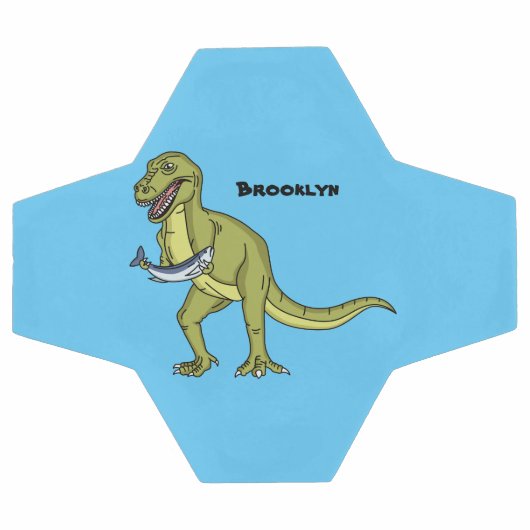 Funny T rex dinosaur illustratie Voetbal (Enkel)