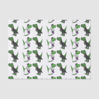 Funny T-rex Dinosaur Wedding Tissue Paper Tissuepapier