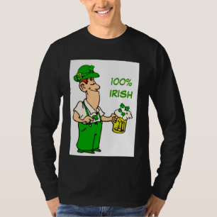 Funny T-shirt 100% irlandais