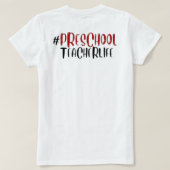 Funny t-shirt as a gift for preschool teacher (Design dos)