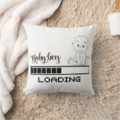 Funny T-shirt Baby Zwangerschap Kind Moeder, 1/2 Kussen (Deken)