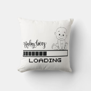 Funny T-shirt Baby Zwangerschap Kind Moeder, 1/2 Kussen