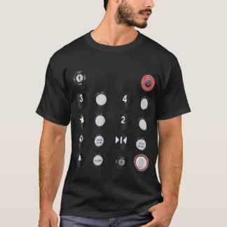 Funny T-Shirt - Elevator Button Tee