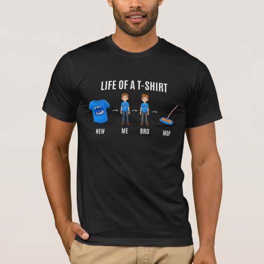 Funny T-Shirt Life Cycle Humor (Devant)
