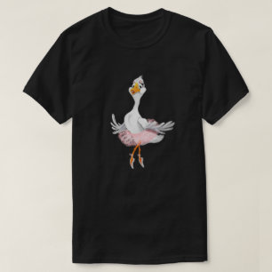 Funny T-Shirt met Happy Ballerina Duck