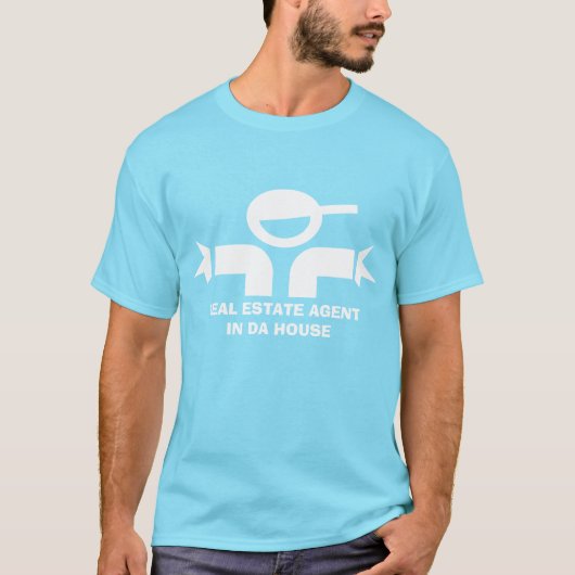 Funny t-shirt met koers voor makelaardij (Voorkant)