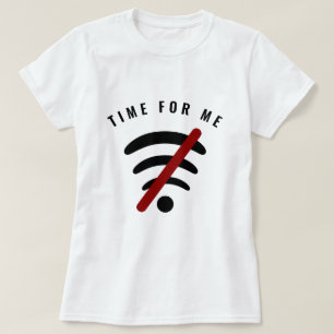 Funny T-Shirt met teksttijd voor mij -