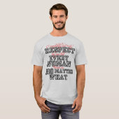 Funny T-shirt Respect Women (Voorkant volledig)