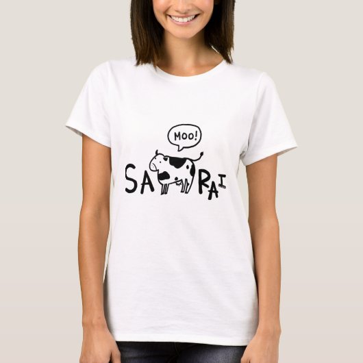 Funny T-shirt - Samurai (Sa-Moo!-Rai) (Voorkant)