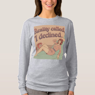 Funny T-shirt Vintage rétro avec Humour sarcastiqu