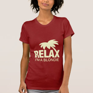 Funny t-shirt voor blondies