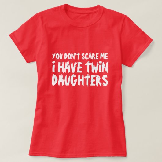 Funny t shirt voor moeders met twee dochters (Design voorkant)