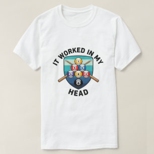 Funny T-shirt voor poolspeler – Cuesport-humor-cad