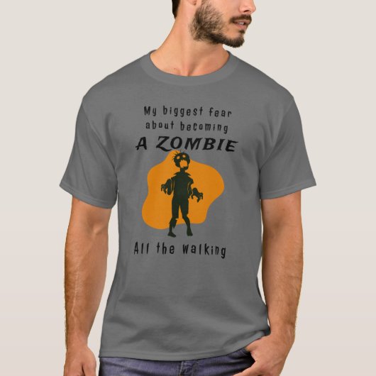 Funny T-shirt Zombie (Devant)
