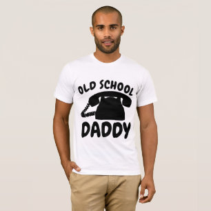 Funny T-shirts voor papa, OUDE SCHOOL