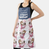 Funny Tabby Cat Coffee Lover All-Over Print Schort (Insitu)