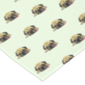 Funny Tablecloth met Pug Dog - Aangepaste kleuren Tafelkleed (Gekanteld)