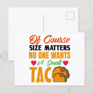 Funny Taco Briefkaart