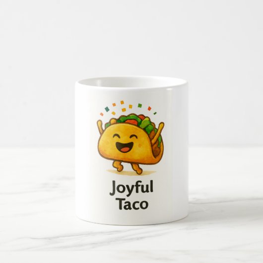 Funny Taco Coffee Mug | Cute Foodie Fiesta Gift (Centre)