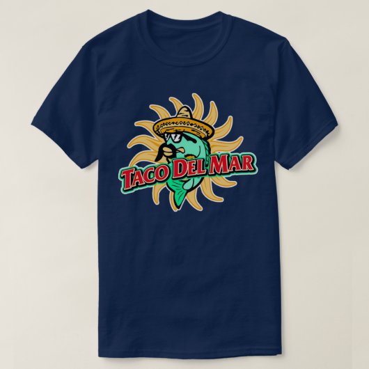 Funny Taco del Mar Design T-shirt (Design voorkant)