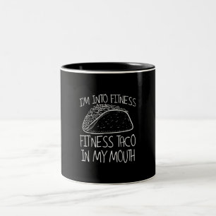 Funny Taco - Deze Ness Taco Funny Gym Tweekleurige Koffiemok