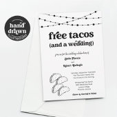 Funny Taco Faire-part de mariage - Free Tacos