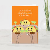 Funny Taco Lover carte d'anniversaire (Devant)