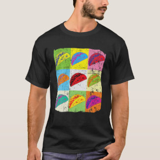 Funny Taco T, Pop Art Taco, Taco Lover T-shirt