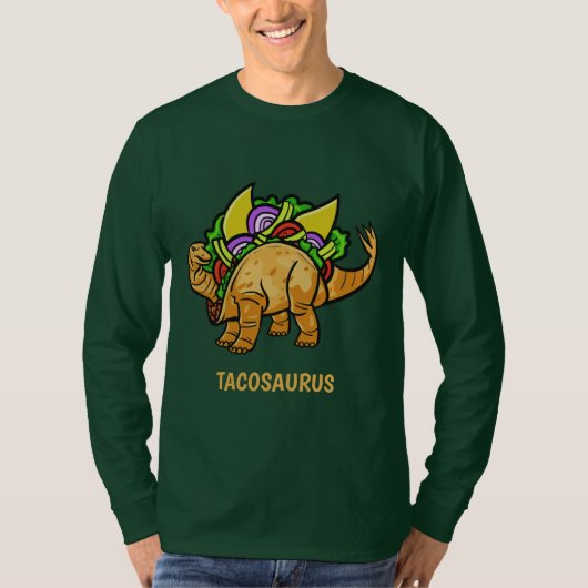 Funny TACOSAURUS aangepaste shirten en jassen T-shirt (Voorkant)